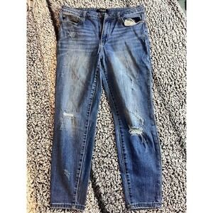 Women's Judy Blue Distressed Skinny Jeans Size 32x30